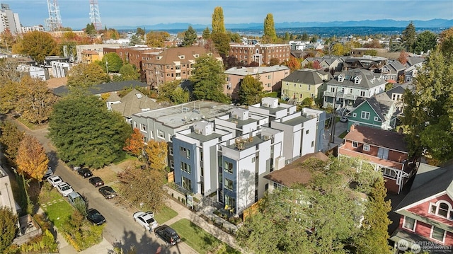 drone / aerial view featuring a residential view
