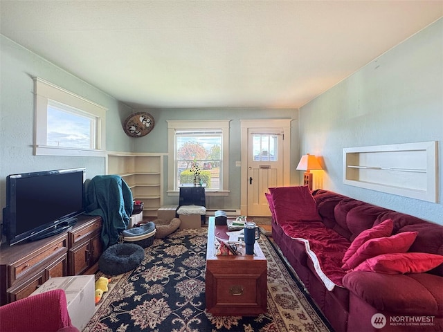 view of living area