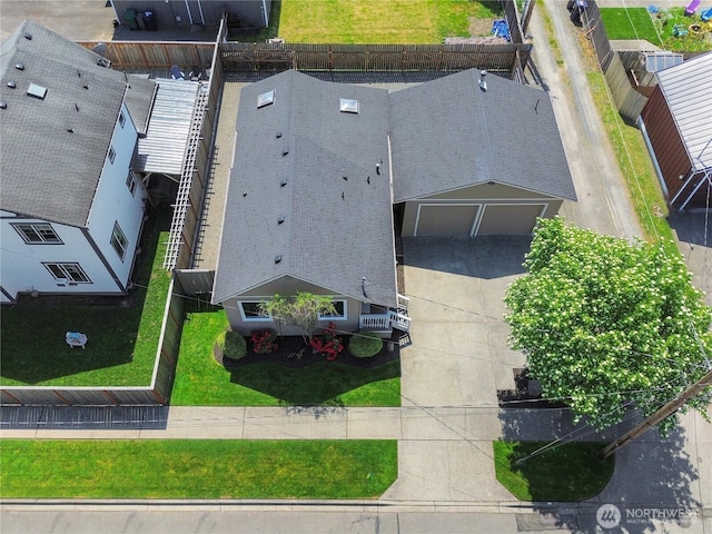 drone / aerial view