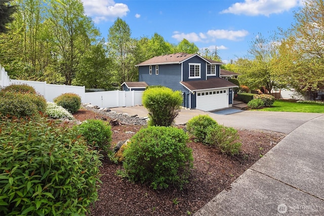 27627 NE 140th Pl, Duvall, WA 98019 - view of side of home featuring a garage, fence, and driveway