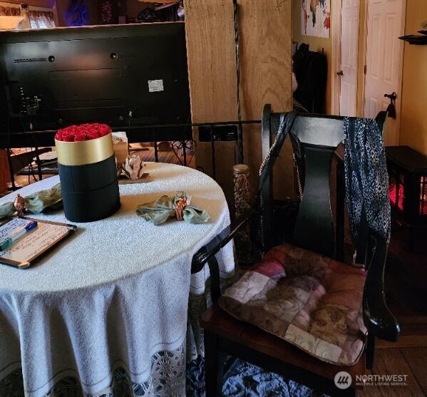 view of dining room