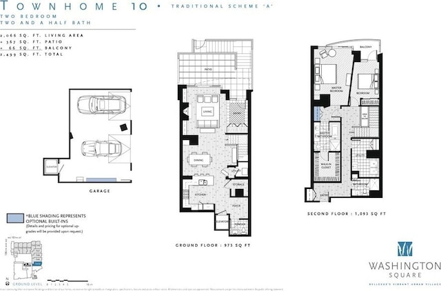 10630 NE 9th Pl Unit Th-10, Bellevue, WA 98004 - view of home floor plan
