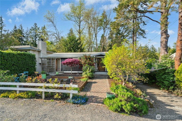 view of front of house