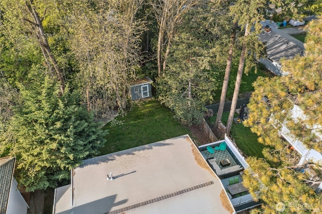 drone / aerial view