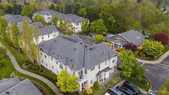 drone / aerial view featuring a residential view