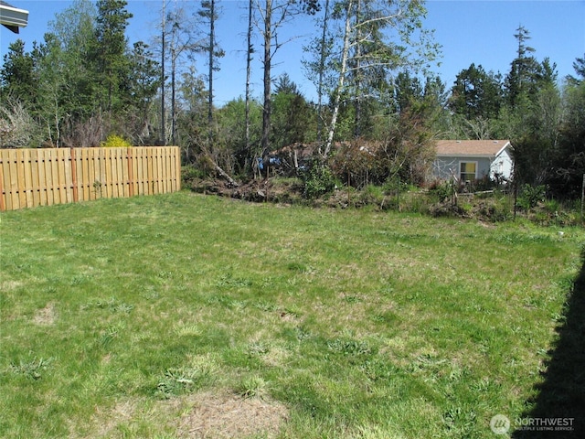 27510 X Ln, Ocean Park, WA 98640 - view of yard with fence