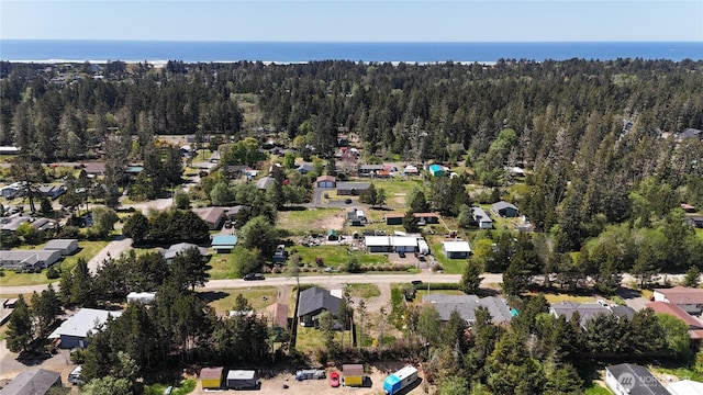 27510 X Ln, Ocean Park, WA 98640 - birds eye view of property with a water view and a residential view