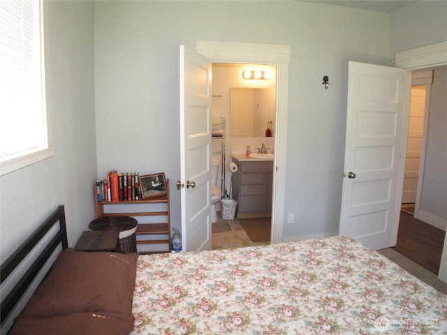 27510 X Ln, Ocean Park, WA 98640 - bedroom with ensuite bathroom and a sink