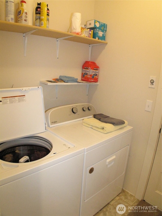27510 X Ln, Ocean Park, WA 98640 - laundry area with laundry area and washing machine and dryer