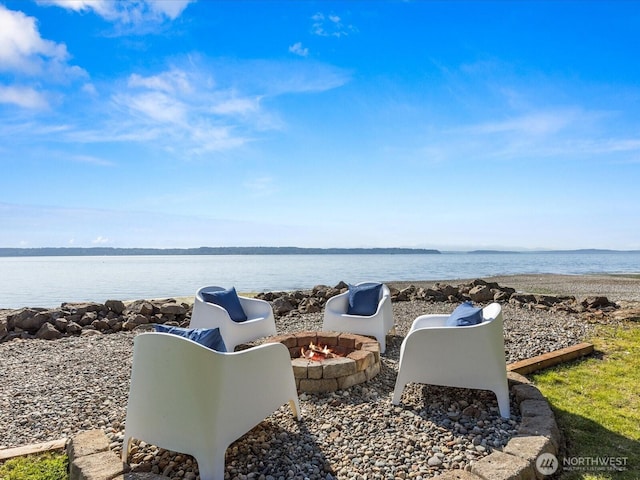 2690 SW 151st Pl, Burien, WA 98166 - property view of water with a fire pit
