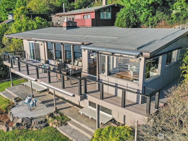 2690 SW 151st Pl, Burien, WA 98166 - back of house with a patio area