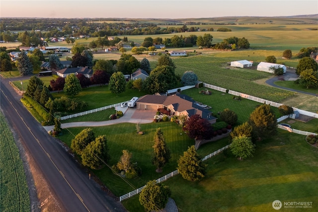 2961 Kendall Rd, Walla Walla, WA 99362 - aerial view at dusk of a view of rural / pastoral area