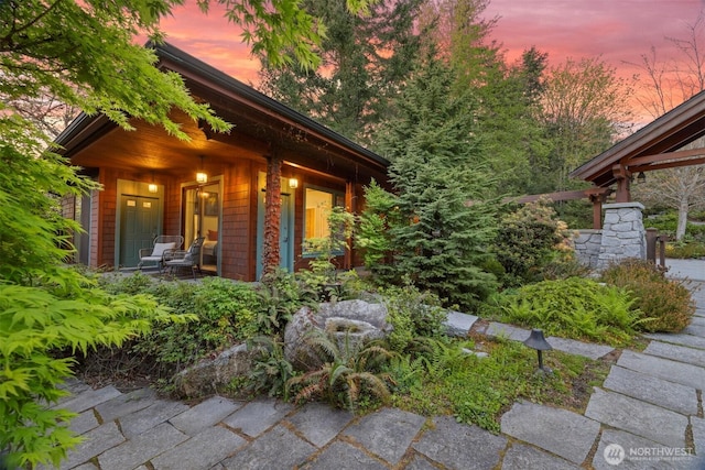 2141 Northshore Rd, Bellingham, WA 98226 - exterior space with a porch