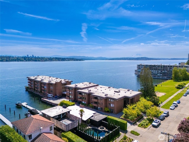 2320 43rd Ave E Unit 15A, Seattle, WA 98112 - aerial view of a water and mountain view