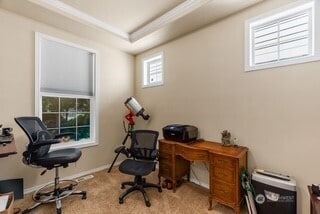 4504 5th Ave NW, Olympia, WA 98502 - office with carpet and ornamental molding