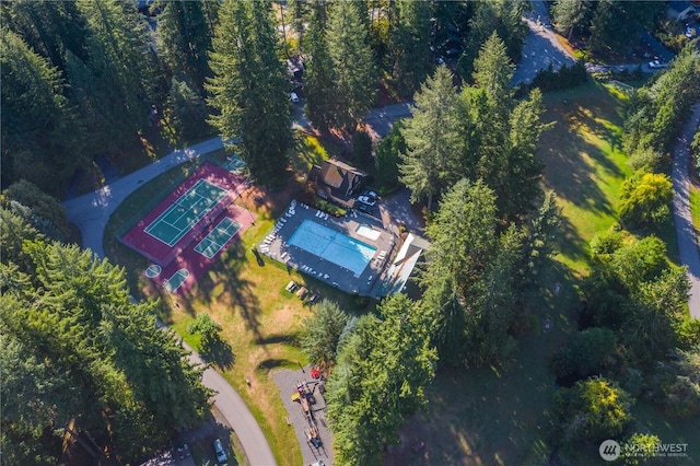 drone / aerial view