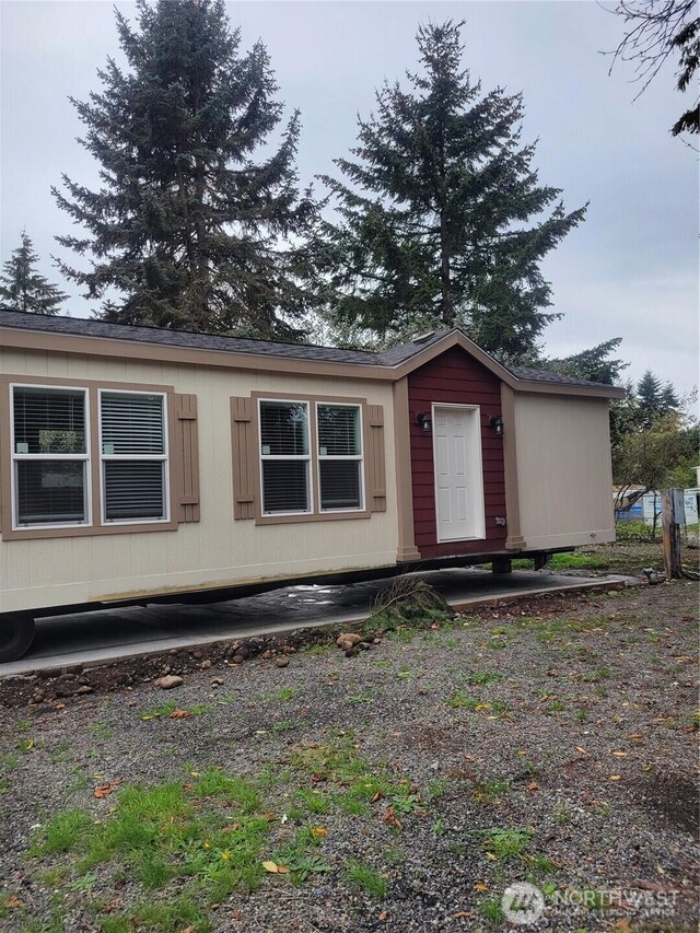 view of manufactured / mobile home
