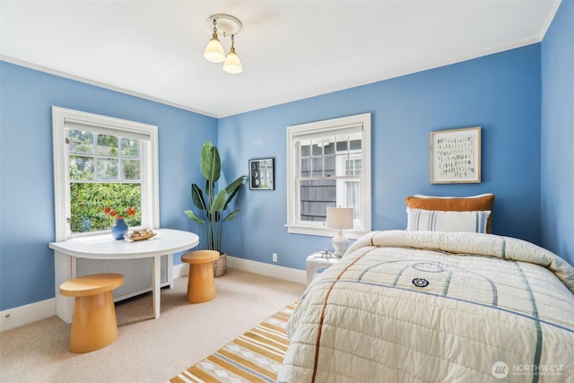 1238 E Newton St, Seattle, WA 98102 - bedroom with carpet floors and baseboards