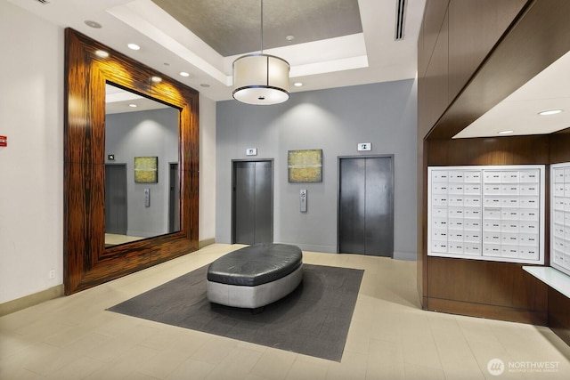 community lobby with visible vents
