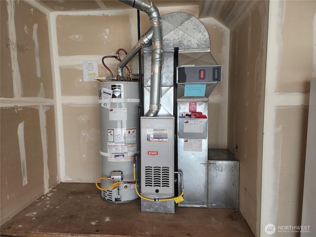 utilities with strapped water heater