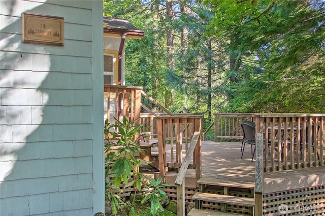 33823 State Route 706 E Unit 2, Ashford, WA 98304 - view of wooden terrace