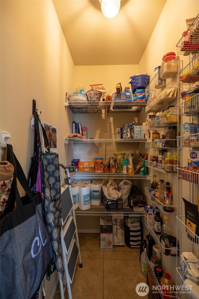 view of storage room