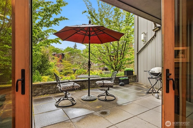 view of patio