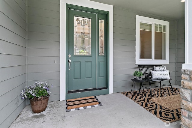 view of property entrance