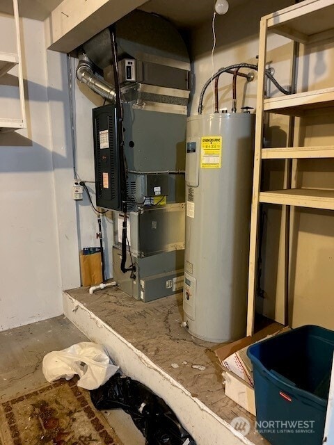 utilities featuring water heater