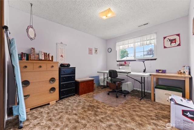 109 Lime St, Omak, WA 98841 - carpeted office with a textured ceiling and visible vents