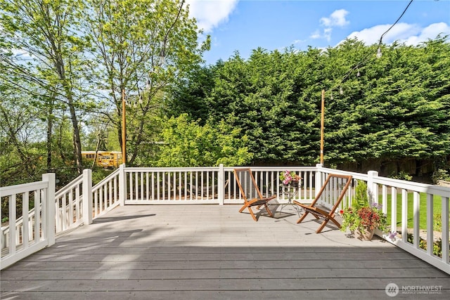 view of deck