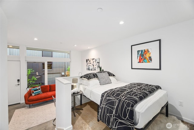 115 E Allison St, Seattle, WA 98102 - bedroom featuring baseboards and recessed lighting