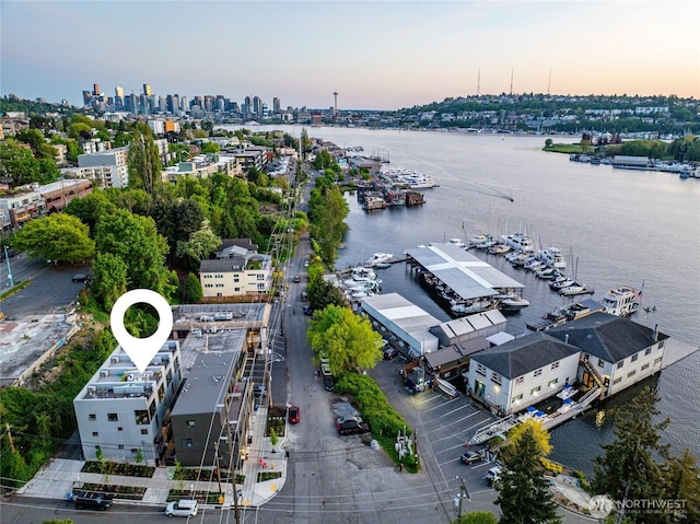 115 E Allison St, Seattle, WA 98102 - drone / aerial view with a view of city and a water view