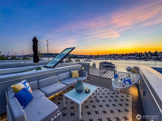 115 E Allison St, Seattle, WA 98102 - view of patio / terrace with outdoor lounge area and a balcony