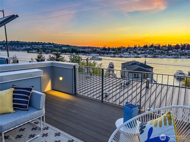 115 E Allison St, Seattle, WA 98102 - deck featuring a water view