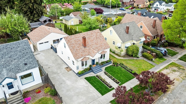 4215 N 27th St, Tacoma, WA 98407 - drone / aerial view featuring a residential view