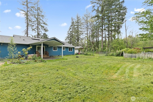 15627 240th St E, Graham, WA 98338 - view of yard