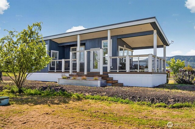 view of rear view of property