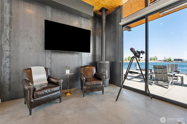 23654 Gorge View Loop NW, Quincy, WA 98848 - living area featuring a healthy amount of sunlight and concrete flooring