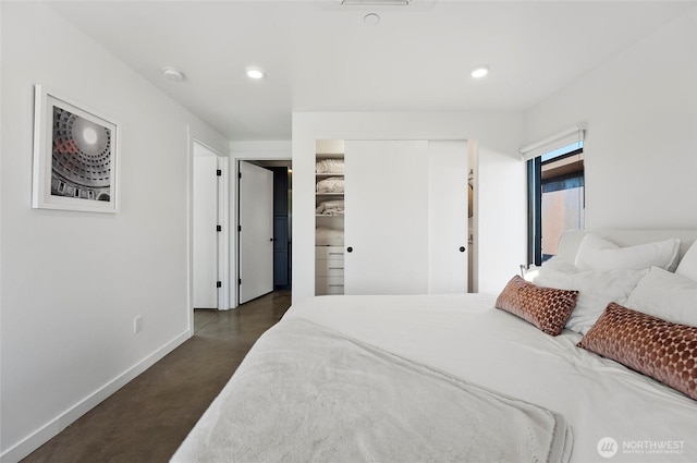 23654 Gorge View Loop NW, Quincy, WA 98848 - bedroom featuring recessed lighting, baseboards, and concrete floors