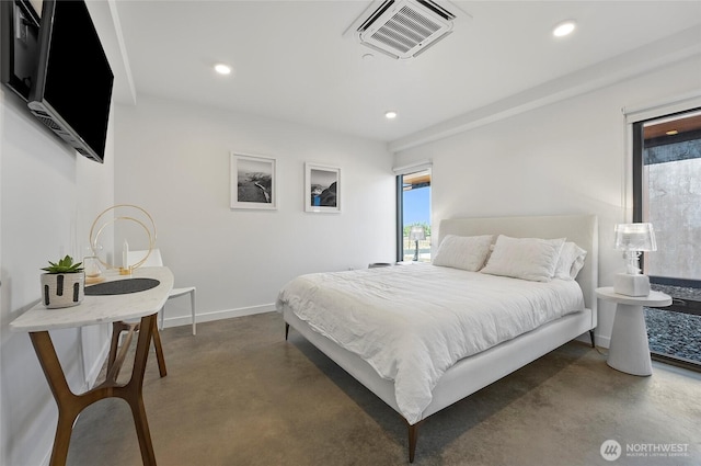 23654 Gorge View Loop NW, Quincy, WA 98848 - bedroom with concrete flooring, recessed lighting, and visible vents