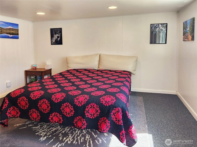 11515 7th Ave NE, Seattle, WA 98125 - bedroom with recessed lighting, baseboards, and carpet