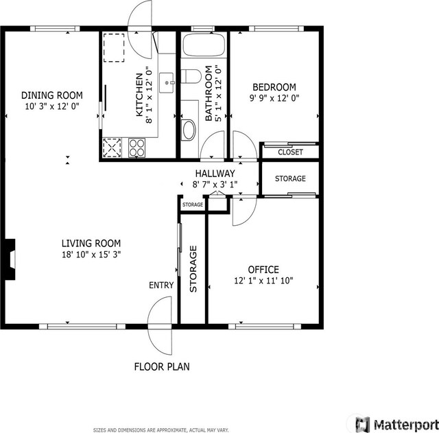 view of layout