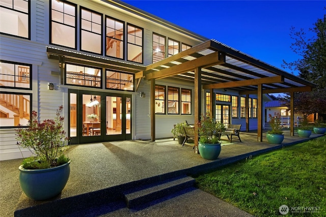 view of rear view of house