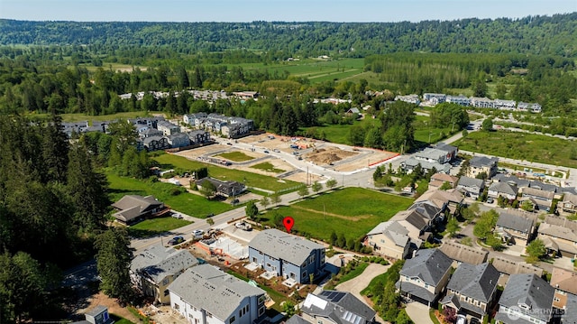 26632 NE 143rd Pl, Duvall, WA 98019 - aerial view of property's location featuring a heavily wooded area and nearby suburban area
