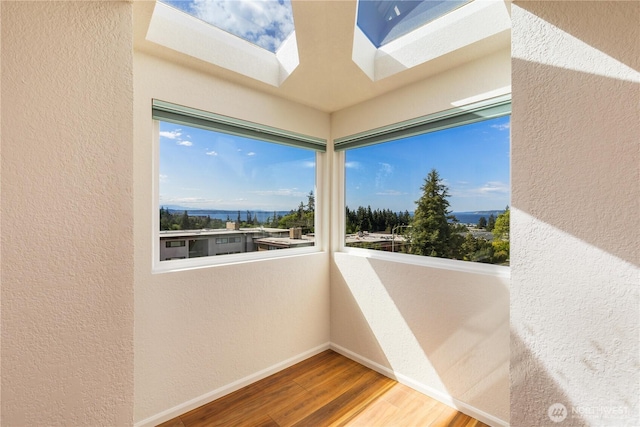 1113 5th Ave S Unit 301, Edmonds, WA 98020 - unfurnished sunroom with plenty of natural light and a skylight