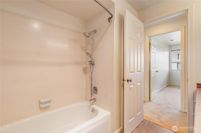 1113 5th Ave S Unit 301, Edmonds, WA 98020 - full bath with washtub / shower combination and tile patterned floors