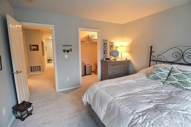 2116 263rd Pl SE, Sammamish, WA 98075 - bedroom with visible vents, carpet floors, a closet, baseboards, and a spacious closet