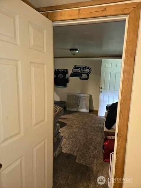 hall with carpet
