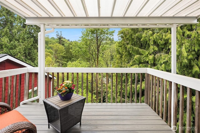 6369 23rd Ave SW, Seattle, WA 98106 - view of wooden terrace